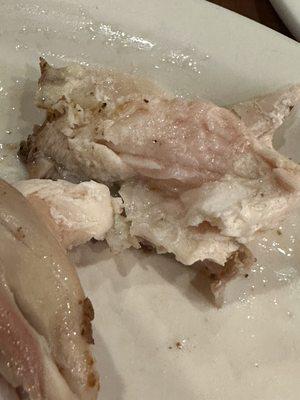 Fatty raw chicken