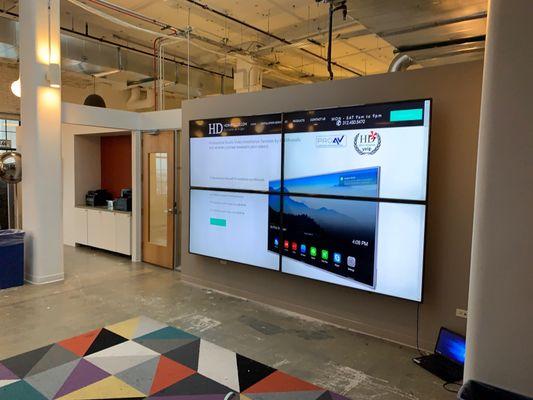 Video Wall Installation by Chicago HDInstalls