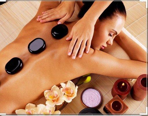 Hot stone massage