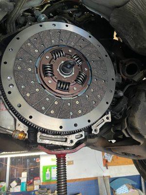 New clutch kit installed on Chevy S-10.