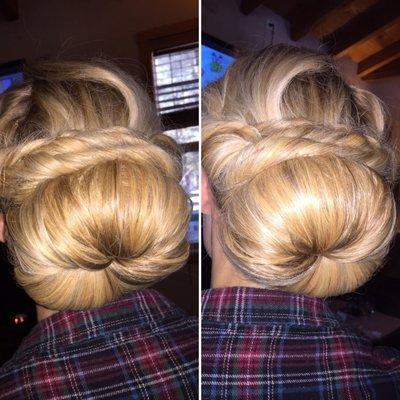 Wedding hair by Angie