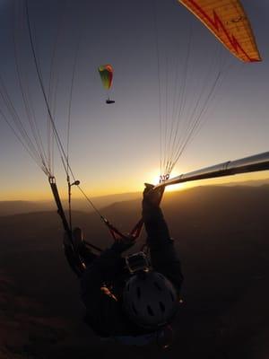 Sunset Flight off Wolcott