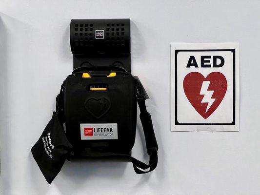 Our working AED..this is a real AED