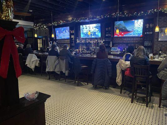 Inviting and spacious bar area