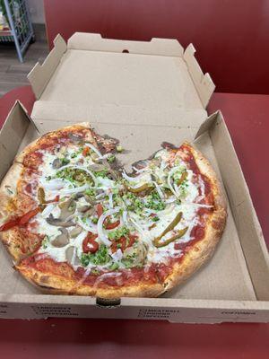 The Veggie Combo Pizza