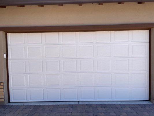 Wayne Dalton 16x8 Garage Door (factory white)