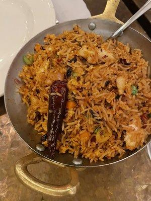 Szechwan Fried Rice with Chicken