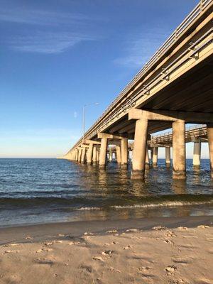 Chick's Beach near bridge tunnel