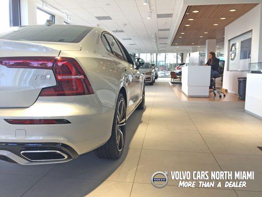 Volvo Cars North Miami sales showroom