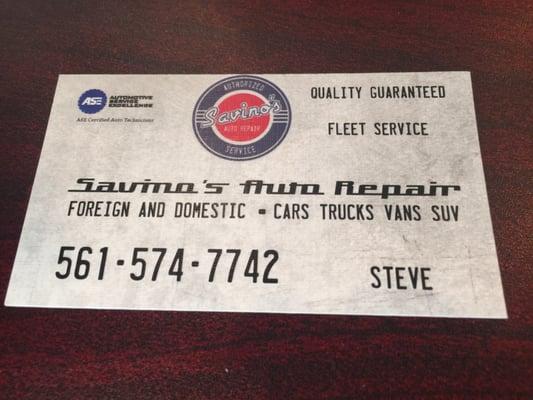 Savino's Auto Repair