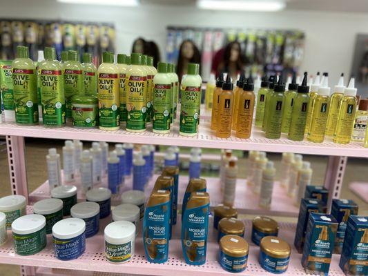 Hair care products galore