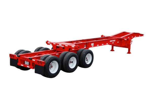 33' Gooseneck Tri Axle Chassis (Carries one 20ft ISO Container)