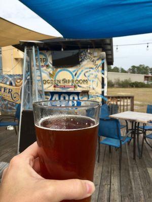 Cheers to beer and the patio