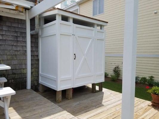 Outdoor Shower Installation