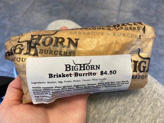 Brisket Burrito