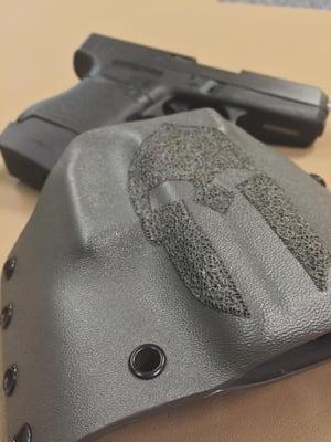 Custom Kydex holster.