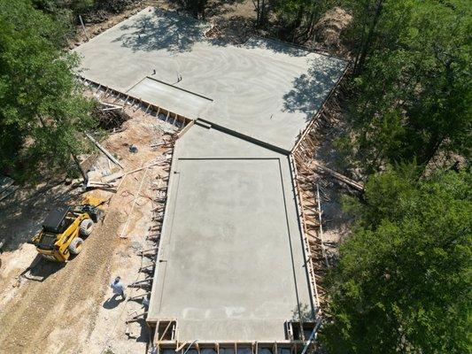 Bastrop, TX - Custom Home Concrete Foundation