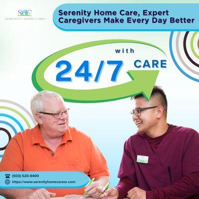 At Serenity Home Care, our expert caregivers go beyond the basics, making every day brighter and more fulfilling.