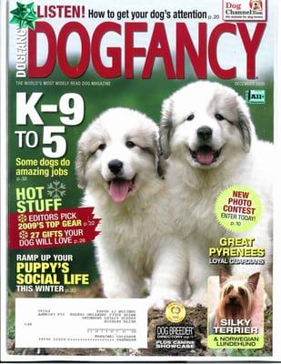 Doggie Styles in Dog Fancy Magazine !