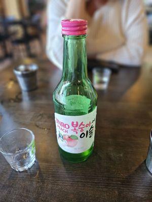 Peach soju