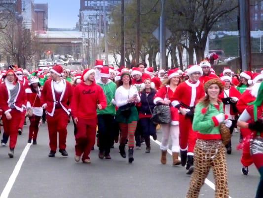 The Running of the Santas.....