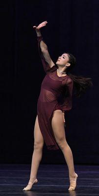 Our beautiful Valerie A performing her contemporary solo.