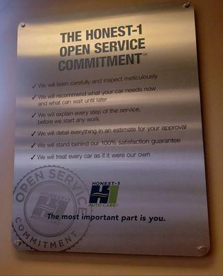 The Honest-1 Commitment