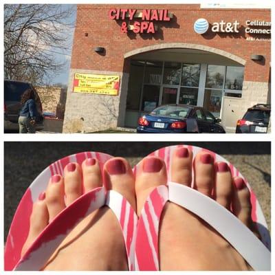 deluxe pedicure... #happygirl