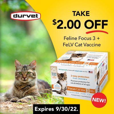 Feline FOCUS do-it-yourself Cat vaccine $2 OFF