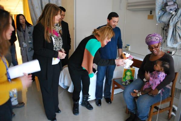 Toy drive at Sinai Children's Hospital