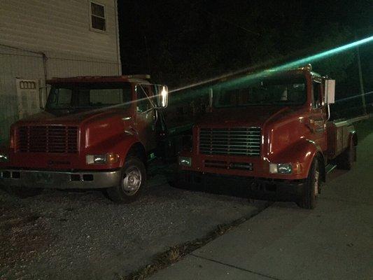 Bolton's Towing's wrecker and rollback