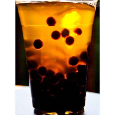 Ice tea boba tea