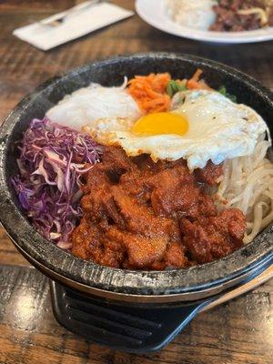 Spicy Pork Bibimbap Bowl