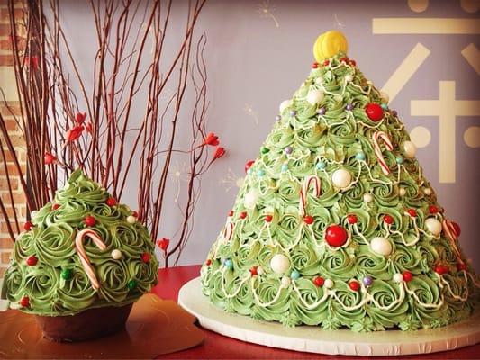 Xmas tree cake