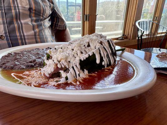 Chili Relleno - Look how full it is!