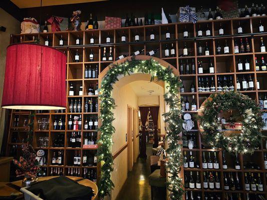 Wine wall