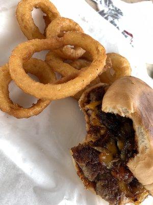 Onion Rings were homemade and delish!