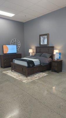 Solid wood bedframes with storage