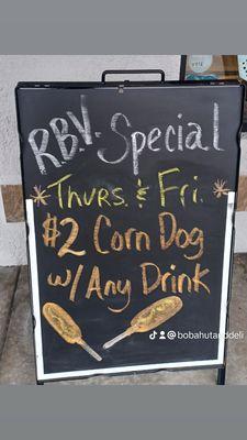 $2.00 Corn Dogs