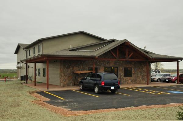 The Americas Mailbox nearly 9,000 sf building.