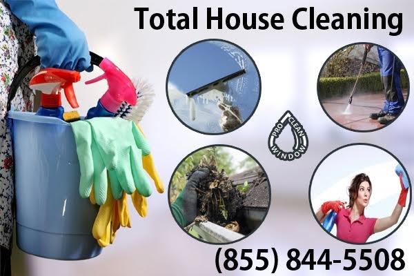 Total house cleaning by Procleanwindow.com