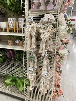 Cute macrame mini plant holders