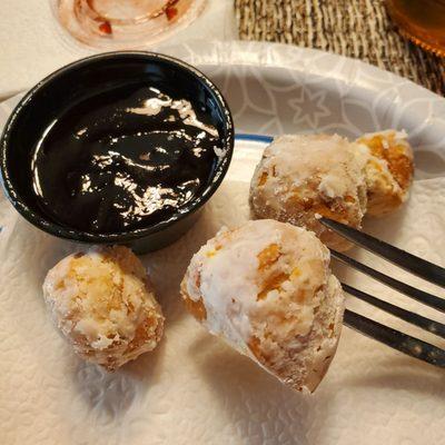 The powdered Donut holes are all difficult sizes too.  6/30/2022