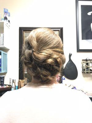 Updo for Military Ball