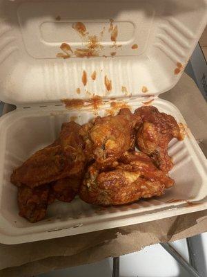 HUGE bbq wings