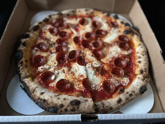 Handmade add pepperoni