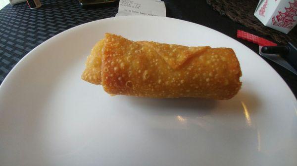 Egg roll is tasty