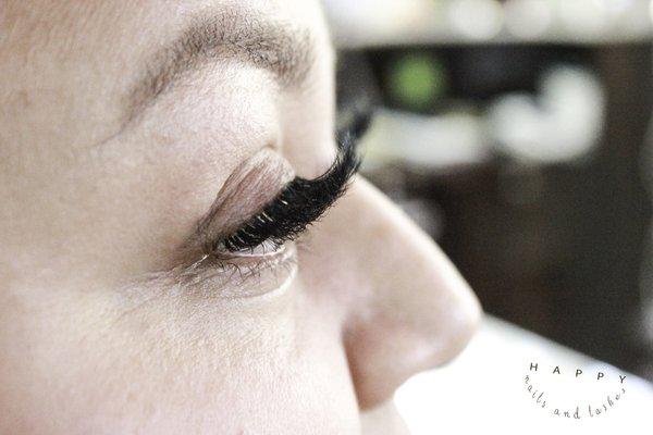 Volume eyelashes extension