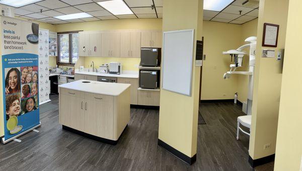 Dr. Golden's state-of-the-art sterilization center!  It is safe, clean, and the best for our patients, our team, and our family!