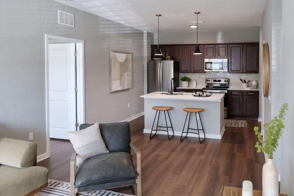 Creekside Ranch Apartments Open Floorplan Layout